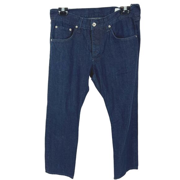 Rag & Bone Womens Size 32 Dark Blue Mid Rise 100% Cotton Denim Jeans - Picture 1 of 8